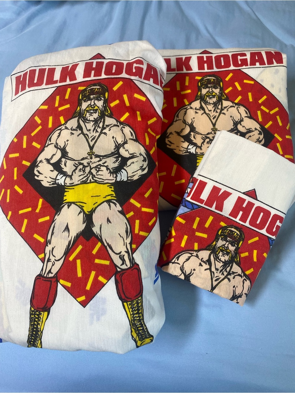 Vintage WWF wrestling bed sheet set - Picture 10 of 10